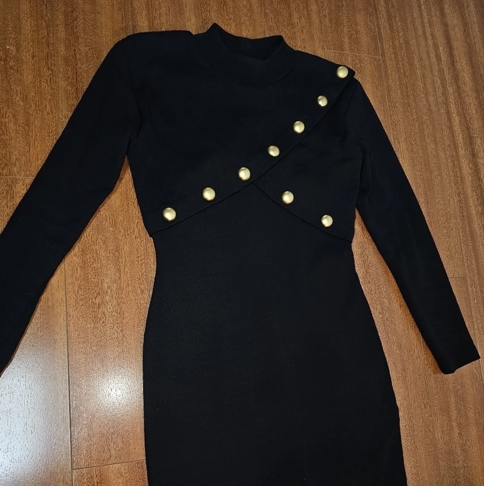 Vintage Authentic ANDREA JOVINE Dress 100% Wool Size M - Picture 14 of 17